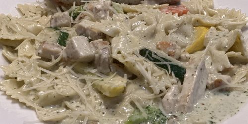 Chicken Pesto Alfredo Pasta