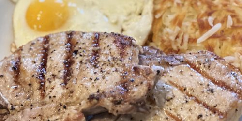 Pork chops Breakfast