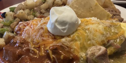 Smothered Breakfast Burrito