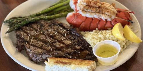 Steak and Lobster Surf & Turf Plate
