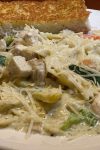 Roasted Garlic Chicken Primavera Pasta