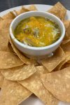 Cup of Chile Verde with Chips